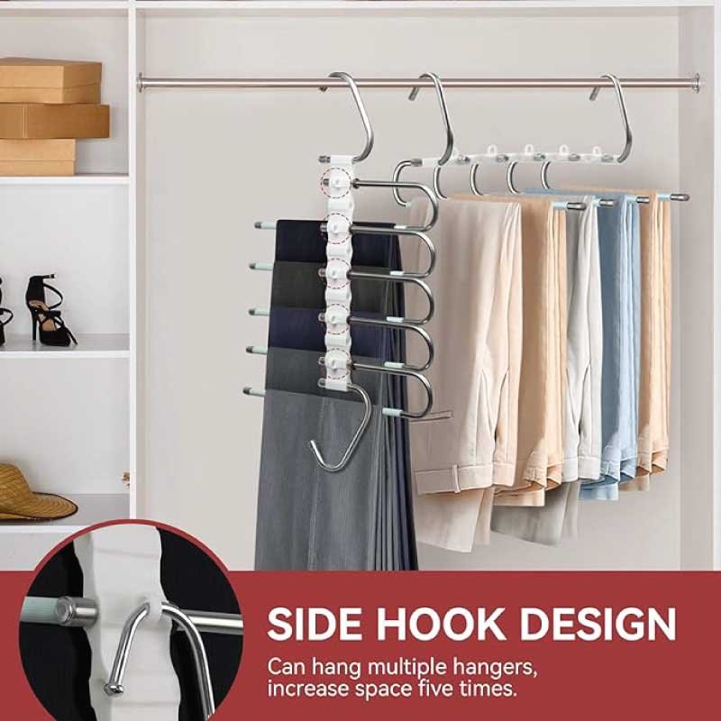 Almari-Hanger3 Almari/Closet Cloth Hanger – Durable Slim Space-Saving Clothes Hanger - Image 1