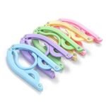 Folding Clothe Hangers Multi color